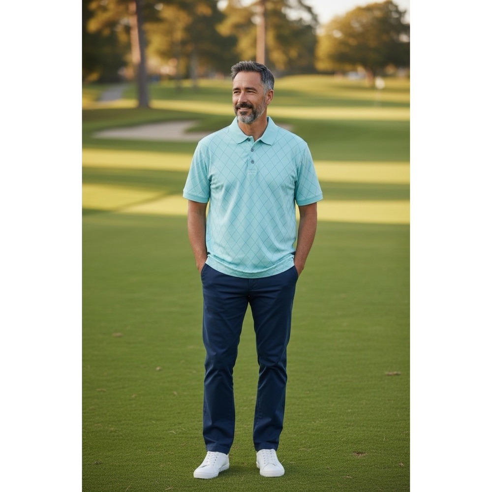 Lot: 5 Foundry Supply Co Mens (Pink Red Blue Purple Yellow) S/S Polo Golf Casual - Picture 15 of 16